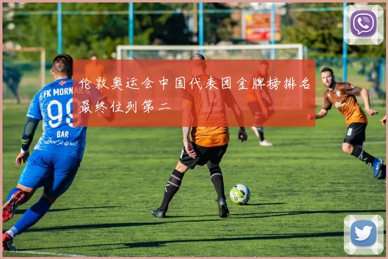 伦敦奥运会中国代表团金牌榜排名最终位列第二